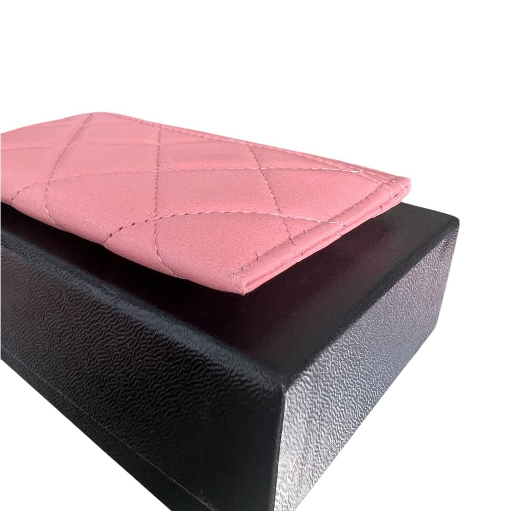 Chanel Classic Card Holder Quilted in Pink/Like New - Picture 6 of 9